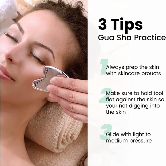 Brand New Ice Roller & Gua Sha Facial Tools Skin Care Set Cryotherapy Anti-Aging - Picture 7 of 9